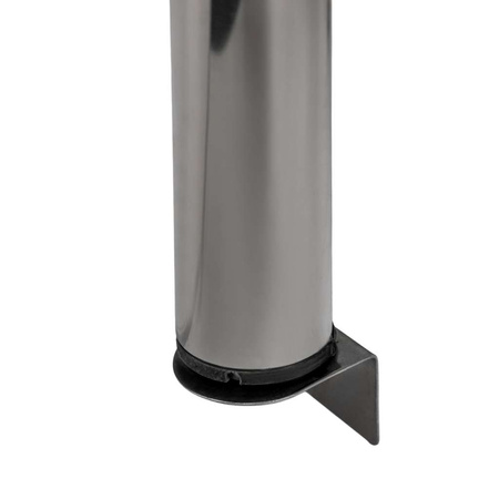 Nadstawka 2-półkowa na stół ze stali nierdzewnej Mega-M S-120 cm G-30 cm H-60 cm N