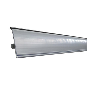 Listwa cenowa LC TE-39 nakładana na półkę szara długość 125 cm