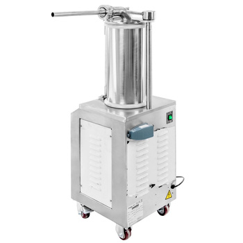 Nadziewarka do kiełbas hydrauliczna Mega-M 15 L wydajność 300 kg/h moc 750 W