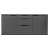 Szafka pod ekspres mobilna Mega-M H- 87 cm L- 184 cm G- 76 cm antracyt 0164 N
