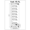 REGAŁ CHŁODNICZY YORK PLUS R-1 YR PL 250/80 ( REGAŁ PODWYŻSZONY) JUKA