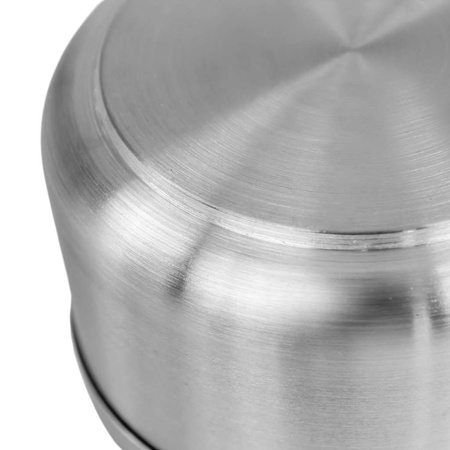 Rondel gastronomiczny wysoki z pokrywką Mega-M PRO 1,3l śr. 14 cm x h 8,5 cm N