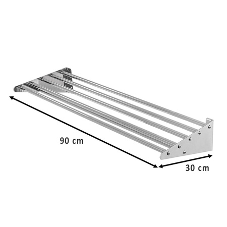 Półka gastronomiczna Mega-M 90x30/rurowa/ N