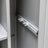Szafa metalowa porządkowa Mega-M J-50/P szara S-50 cm G-50 cm H-180 cm skręcana N