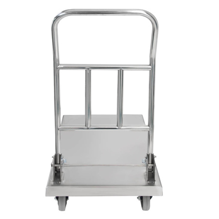 Wózek transportowy ze stali nierdzewnej  Mega-M S-73 cm G-47 N