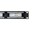 Patch Panel do szafy RACK 19" Mega-M CAT6 24 porty UTP czarny