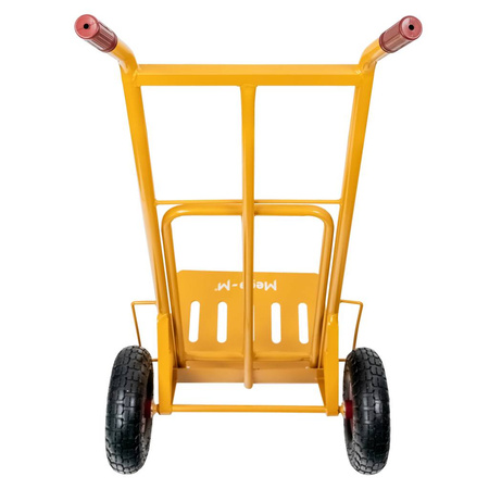 Wózek młynarka prosty z rozkładaną platformą Mega-M (MTP003450) 250kg żóły karton N