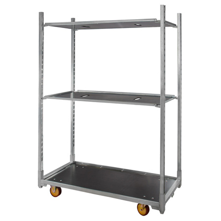 Wózek duński na kwiaty Mega-M baza+2 półki