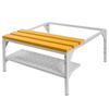 Podstawa z ławeczką WPC pod szafkę BHP wraz z półką na buty Mega-M 80x80x43 cm skręcana