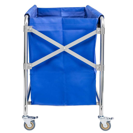 Wózek hotelowy na pranie Mega-M S-86 cm G-65 cm H-80 cm niebieski N