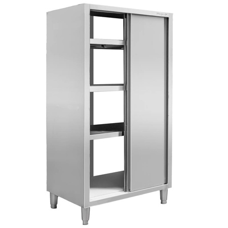 Szafa gastronomiczna przelotowa Mega-M 2-drzwiowa 100x50x200 cm stal nierdzewna