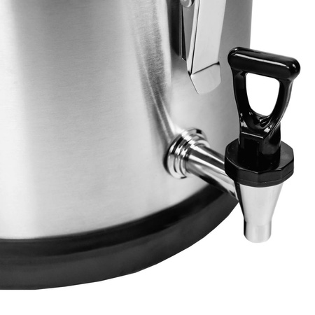 Termos gastronomiczny transportowy z kranem Mega-M UC 10L stal nierdzewna