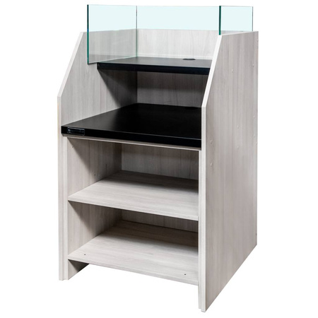 Stanowisko do hot-dogów Mega-M H-134 cm L-70 cm G-80cm wiąz liberty