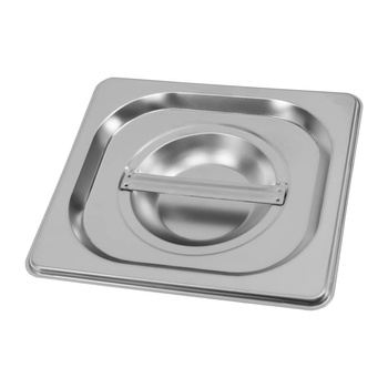 Pokrywka do GN 1/6 ze stali nierdzewnej Mega-M 17,6x16,2 cm