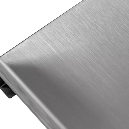 Stół gastronomiczny ze stali nierdzewnej spawany przyścienny z półką Mega-M 150x70x85 cm