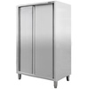 Szafa ze stali nierdzewnej magazynowa 2-drzwiowa Mega-M S-120 cm G-50 cm H-200 cm N
