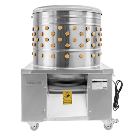 Skubarka do drobiu Mega-M CH 3-4K bęben 55 cm 3-4 kurczaki 1.5 kg/min 1500 W