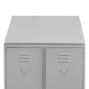 Daszek skośny do szafki BHP Mega-M J-80 S-80 cm G-50 cm H-20 cm N