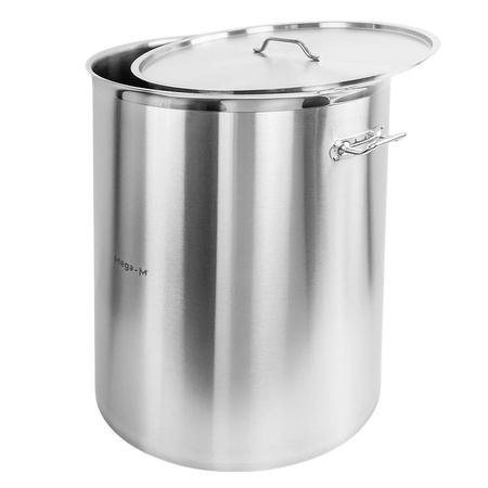 Garnek gastronomiczny wysoki z pokrywką Mega-M PRO 225l śr. 60 cm x h 80 cm N
