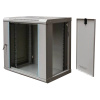Szafa Rack Mega-M 19" 12U 600x600x400 wisząca szary N