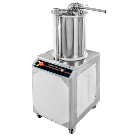 Nadziewarka do kiełbas hydrauliczna Mega-M 35 L wydajność 600 kg/h moc 1100 W