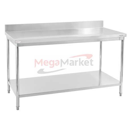 Stół gastronomiczny Mega-M 140X70 /2półki/1R/MDF/ N