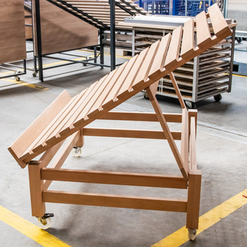 Wyspa na warzywa i owoce H-112 cm L-120 cm G-97 cm buk