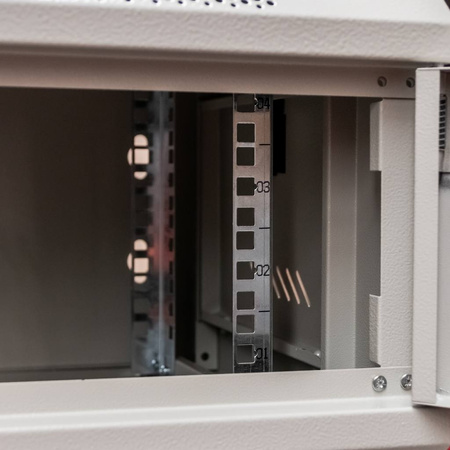 Szafa Rack Mega-M 19" 4U 240x600x350 wisząca szary N