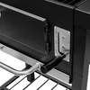 Grill ogrodowy węglowy Mega-M 2x stolik boczny, ruszt emaliowany 42x30 N