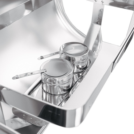 Podgrzewacz stołowy z wizjerem Mega-M HB GN1/1 9L Rol Top