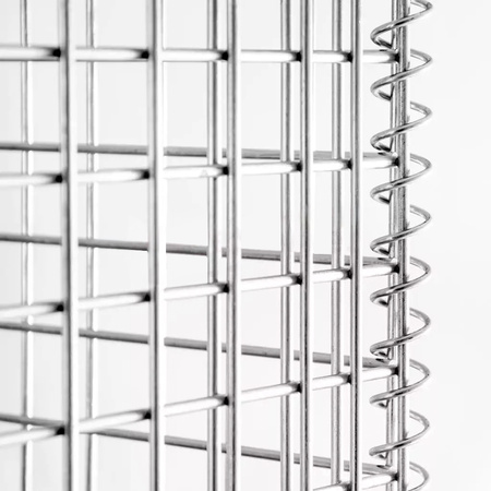 Pojemnik koszowy z uchwytami gitterbox składany 120x100x91 cm skrzyniopaleta siatkowa