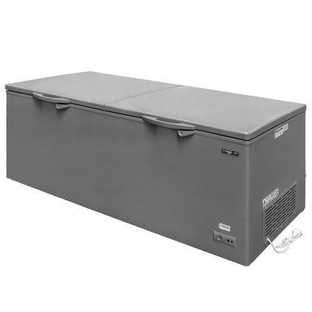 Zamrażarka Mega-M MORS X195 z dwoma uchylnymi pokrywami S-195 cm G-80 cm H-83 cm N