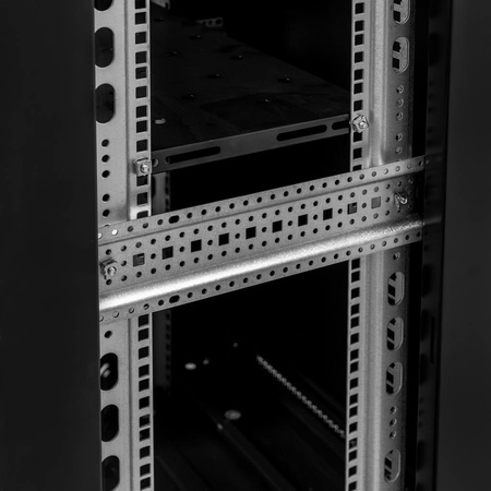 Szafa Rack 19″ 22U serwerowa na elektronikę Mega-M stojąca 60x60x116,5 cm czarna