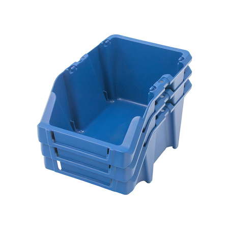 Pojemnik magazynowy kuweta warsztatowa Mega-M 20x30x13 cm plastikowy niebieski M