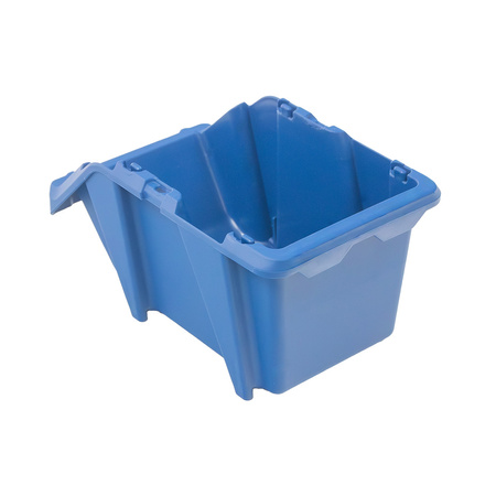 Pojemnik magazynowy Mega-M kuweta warsztatowa M plastikowa 200x300x130 mm niebieski N