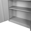 Szafa metalowa na dokumenty Mega-M J-100 szara S-100 cm G-40 cm H-185 cm skręcana N