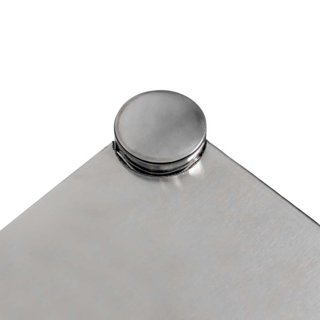 Nadstawka 2-półkowa na stół ze stali nierdzewnej Mega-M S-100 cm G-30 cm H-60 cm N