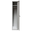 Szafka ubraniowa BHP Mega-M J-40 1 drzwiowa szara S-36 cm G-50 cm H-180 cm skręcana N