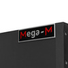 Witryna na cukierki z oświetleniem LED Mega-M H- 205 cm L- 80 cm G- 58 cm Bazalt 0166 N