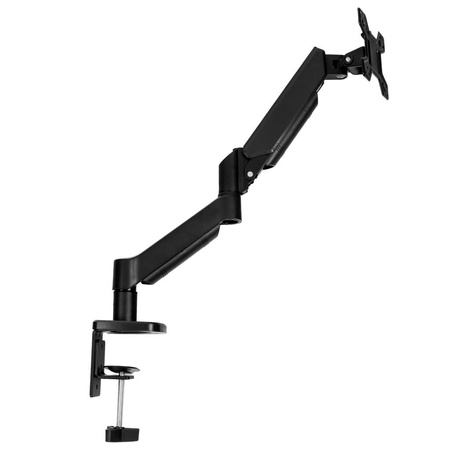 Uchwyt na monitor do biurka FURVERO HK001 17-40" 1 regulowane ramię sprężyna gazowa czarny