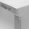 Szafka wisząca ze stali nierdzewnej otwarta Mega-M S-150 cm G-40 cm H-60 cm N