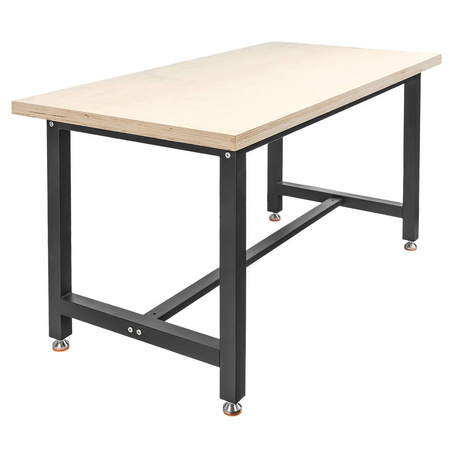 Stół warsztatowy Mega-M S-150 cm x G-75 cm x H-80 cm system 01 grafit N