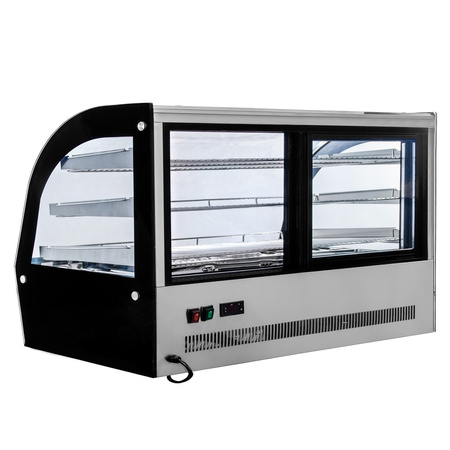 Witryna grzewcza nastawna Mega-M CLARA MINI S120H S- 120 cm G-53 cm H-69 cm inox N