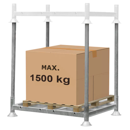 Manurack Mega-M paleta słupkowa 154,5x118x31 cm - pojedynczy mobilrack