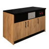 Szafka pod ekspres do kawy Mega-M moduł H-92 cm L-154 cm G-60 cm dąb kraft N