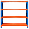 Regał magazynowy 4-półkowy Mega-M FORTIS LIGHT H-200 cm L-200 cm G-60 cm moduł bazowy N
