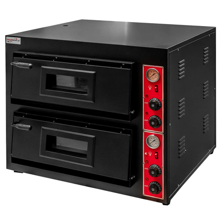 Piec do pizzy dwukomorowy Mega-M 89x79x75 cm