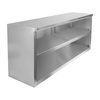 Szafka wisząca ze stali nierdzewnej otwarta Mega-M S-150 cm G-40 cm H-60 cm N