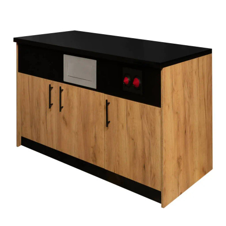 Szafka pod ekspres do kawy Mega-M H-92 cm L-154 cm G-60 cm dąb kraft