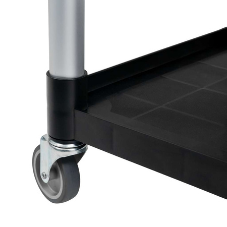 Wózek gastronomiczny kelnerski 80x40x95 cm Mega-M 3 półki tworzywo sztuczne